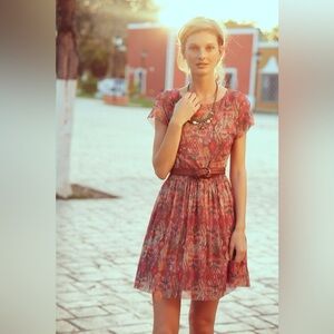 Anthropologie Weston Simi Mesh Dress size S